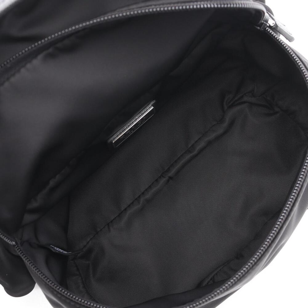 Prada Belt leather Re Saffiano Nylon Crossbody bag black waist Body - Picture 3 of 5